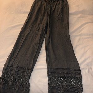 Bohemian crochet pants